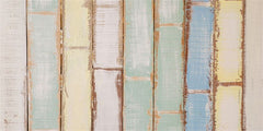 Colorful Wood Plank Texture Fabric Floor Backdrop - Layoris