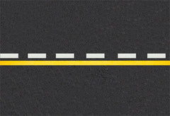 Dark Grey Highway Fabric Floor Backdrop - Layoris