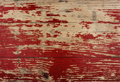 Peeling Red Wood Fabric Floor Backdrop - Layoris