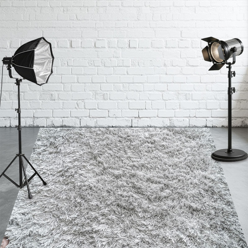 Light Gray Wool Fabric Floor Backdrop - Layoris