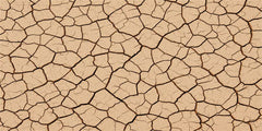Cracked Earth Fabric Floor Backdrop - Layoris