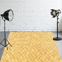 Woven Mat Texture Fabric Floor Backdrop - Layoris