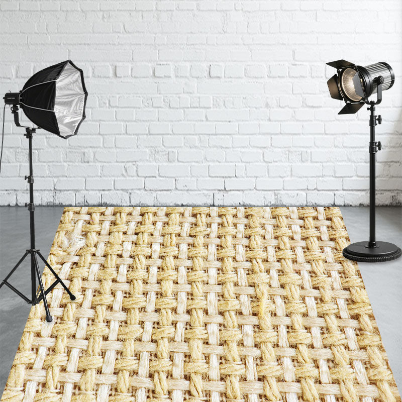 Rope Woven Textured Fabric Floor Backdrop - Layoris
