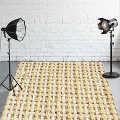 Rope Woven Textured Fabric Floor Backdrop - Layoris