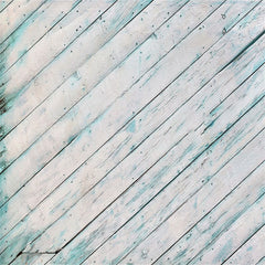 Blue And White Wood Texture Fabric Floor Backdrop - Layoris