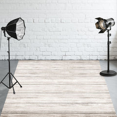 Beige Wood Texture Fabric Floor Backdrop - Layoris