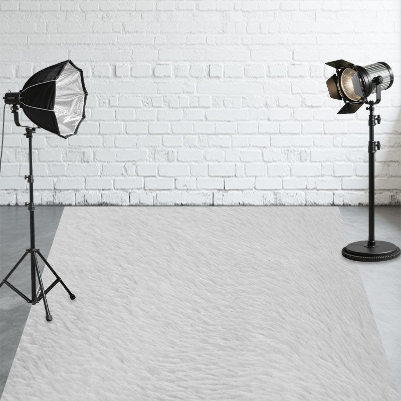 Light Grey Blanket Fabric Floor Backdrop - Layoris