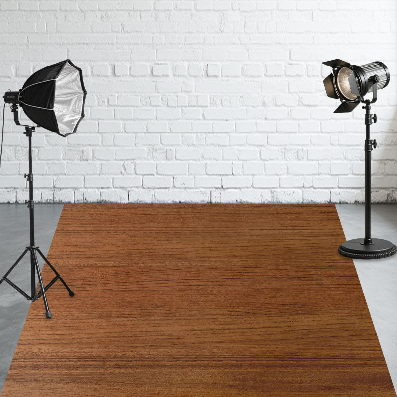 Brown Wood Texture Fabric Floor Backdrop - Layoris