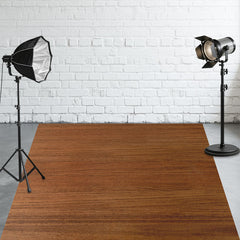 Brown Wood Texture Fabric Floor Backdrop - Layoris