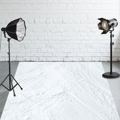 Ski Trail Snowfield Fabric Floor Backdrop - Layoris