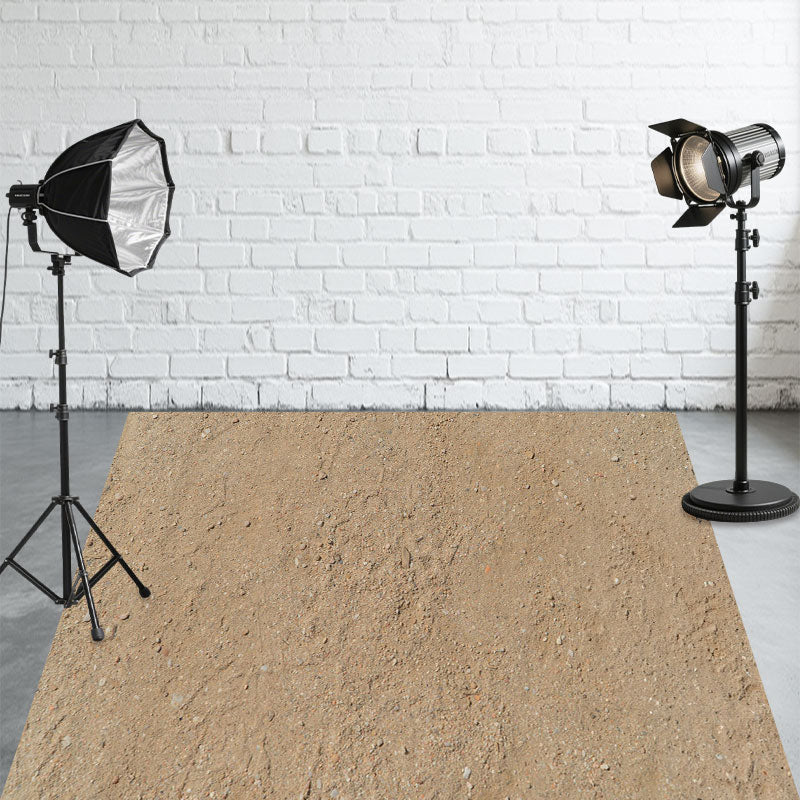 Grainy Earth Fabric Floor Backdrop - Layoris