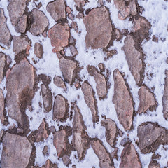 Stone Road Snow Fabric Floor Backdrop - Layoris