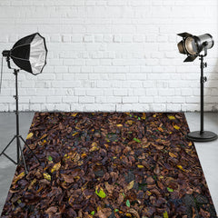 Autumn Leaves Fabric Floor Backdrop - Layoris