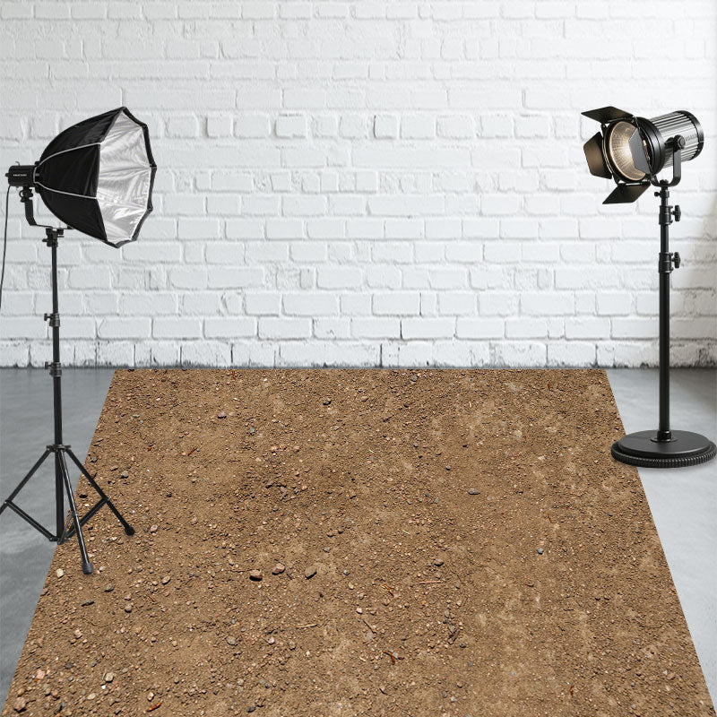 Land Small Stone Fabric Floor Backdrop - Layoris
