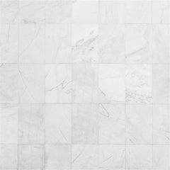 Light Grey Checkered Marble Fabric Floor Backdrop - Layoris