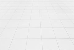 Matte White Tile Fabric Floor Backdrop - Layoris