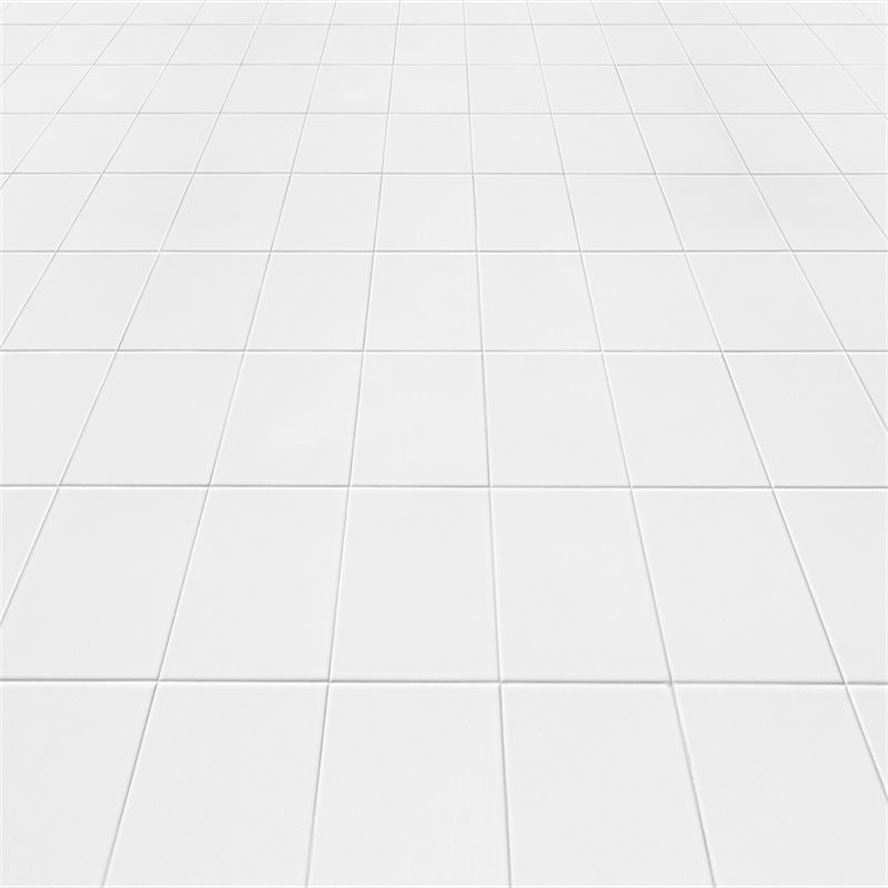 Matte White Tile Fabric Floor Backdrop - Layoris