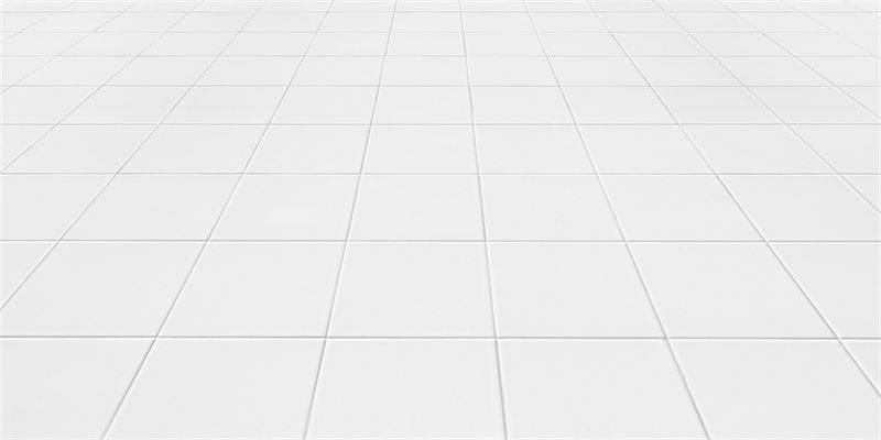 Matte White Tile Fabric Floor Backdrop - Layoris