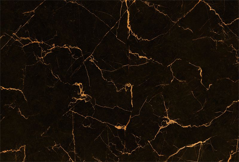 Gold Edge Black Marble Fabric Floor Backdrop - Layoris