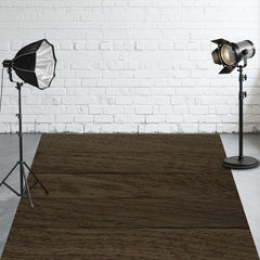 Coffee Color Wood Texture Fabric Floor Backdrop - Layoris