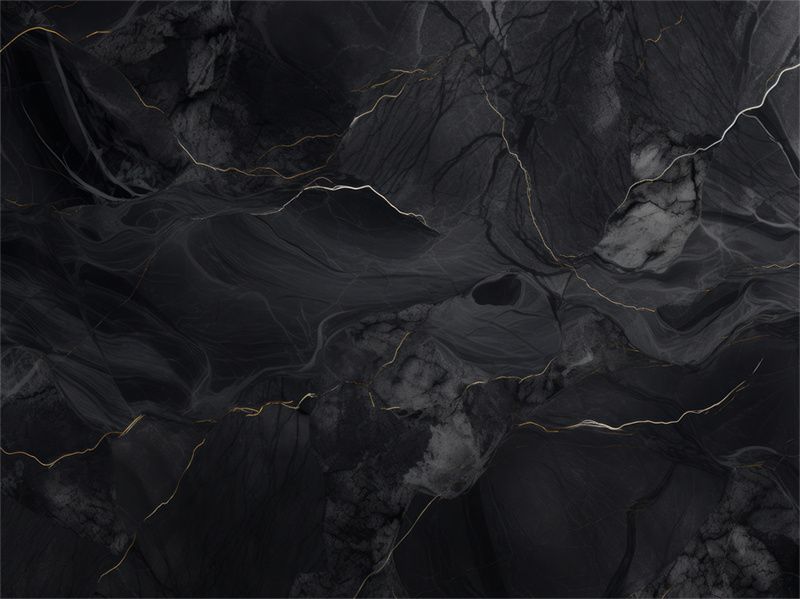 Black Marble Texture Fabric Floor Backdrop - Layoris