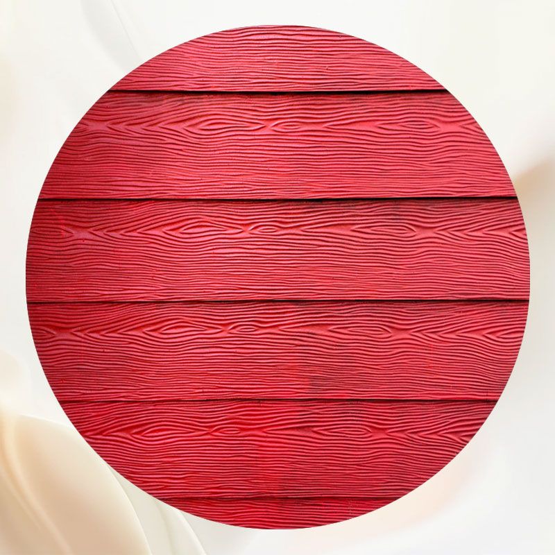 Red Modern Wooden Texture Round Backdrop - Layoris