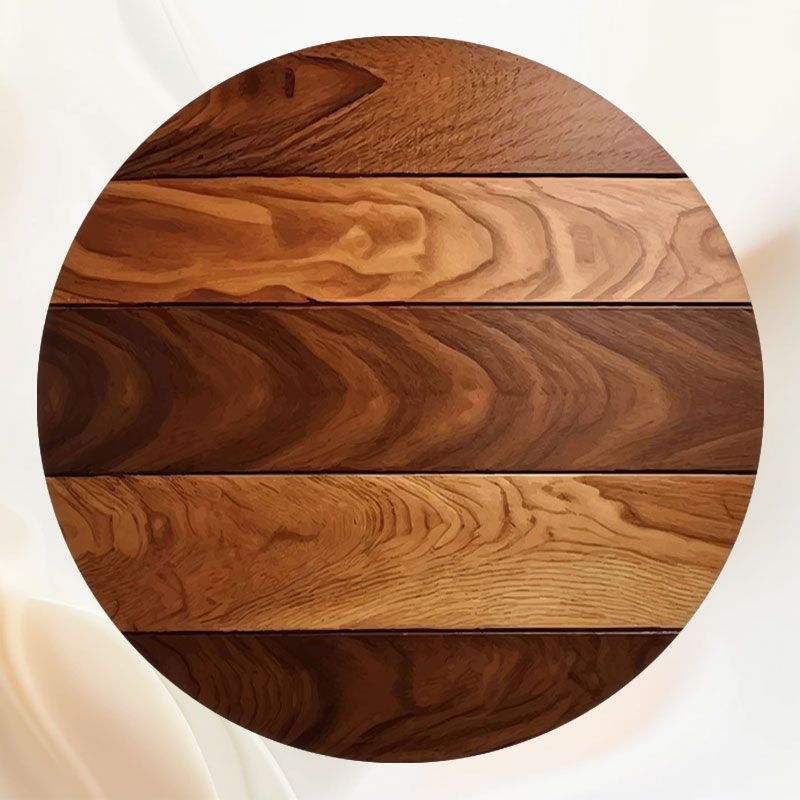 Brown Coffee Color Interwoven Wood Round Backdrop - Layoris