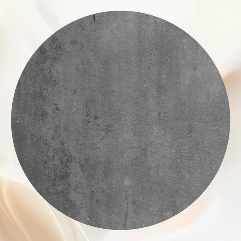 Gray Cement Wall Portrait Circle Backdrop - Layoris