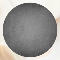 Gray Texture Old Master Abstract Round Backdrop - Layoris
