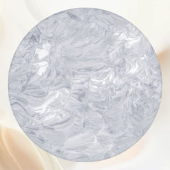 White Transparent Ripple Circle Backdrop - Layoris
