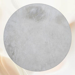 Light Grey Texture Cement Wall Round Backdrop - Layoris