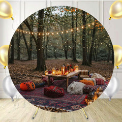 Picnic In The Woods Family Circle Backdrop - Layoris