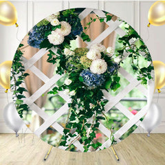 A Variety Of Flower Studio Circle Backdrop - Layoris