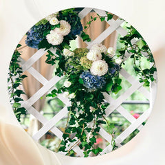 A Variety Of Flower Studio Circle Backdrop - Layoris