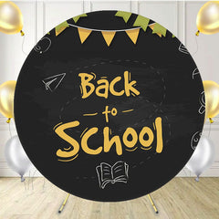 Blackboard Celebration Back To School Round Backdrop - Layoris