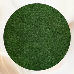 Green Grass Portrait Round Studio Backdrop - Layoris