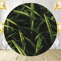 Lush Grassland Portrait Circle Backdrop - Layoris