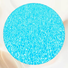Blue Water Ripples Swimming Pool Round Backdrop - Layoris