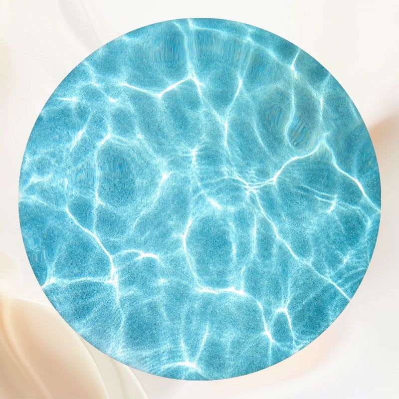 Blue Water Ripples Studio Round Backdrop - Layoris