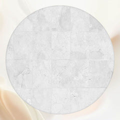 Light Grey Checkered Slate Circle Backdrop - Layoris