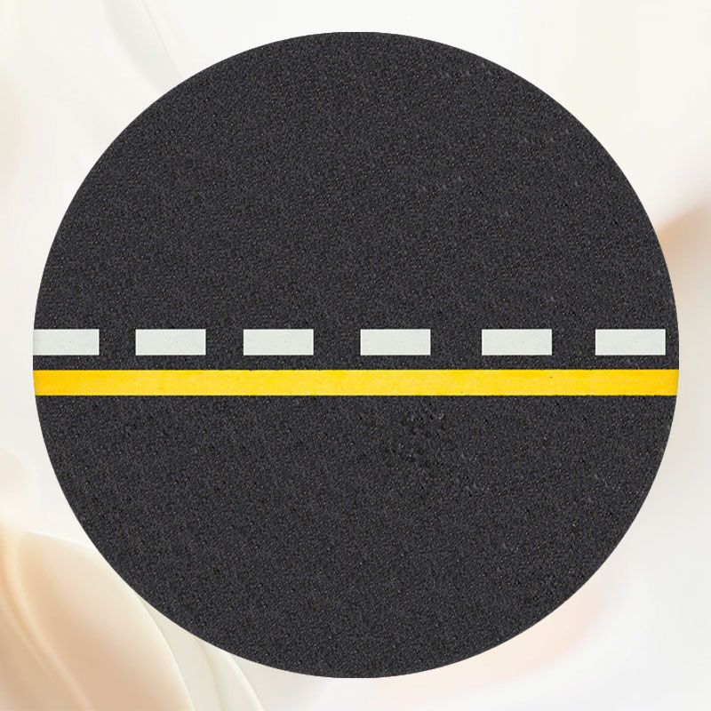 Dark Grey Highway Virtual Real Lines Circle Backdrop - Layoris