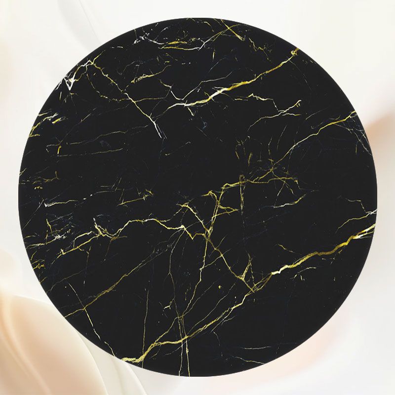 Black Gold Texture Marble Circle Backdrop - Layoris