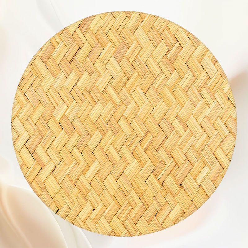 Wooden Woven Mat Circle Backdrop - Layoris