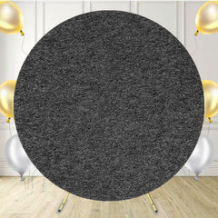 Dark Grey Mat Circle Backdrop - Layoris