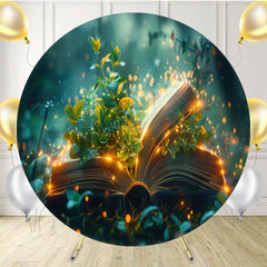 Magic Book Forest Fairy Tale Circle Backdrop - Layoris