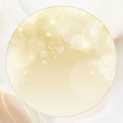 Yellow Bubble Highlight Bokeh Round Backdrop - Layoris