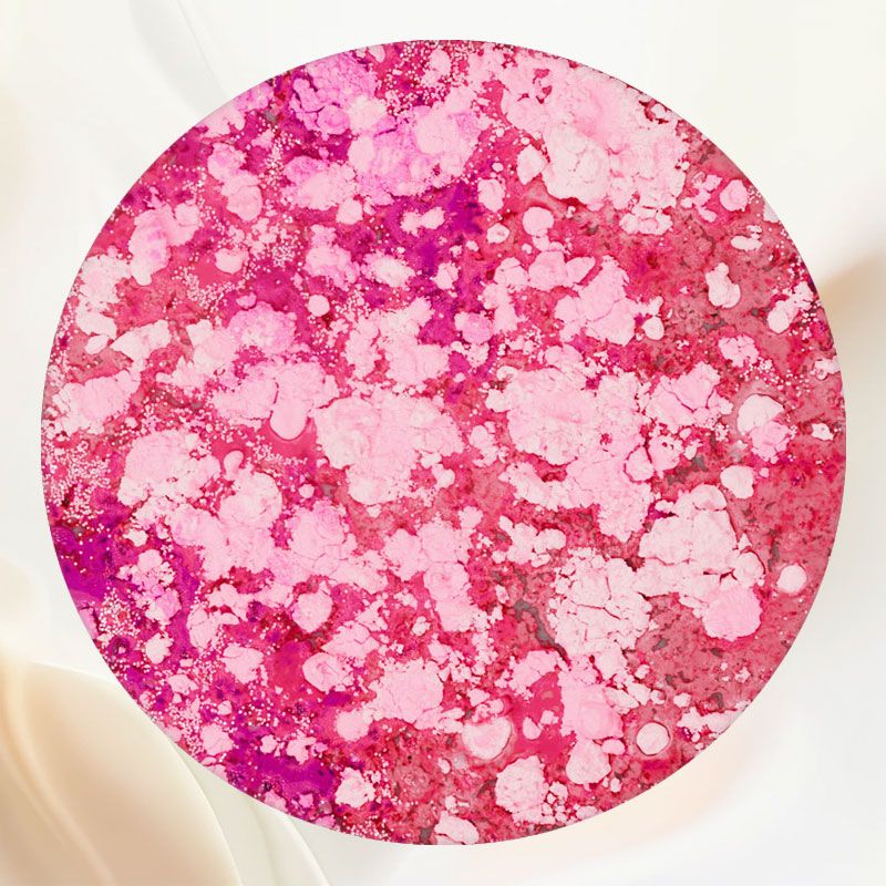 Red Pink Abstract Round Backdrop - Layoris