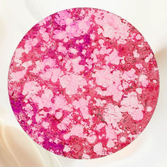 Red Pink Abstract Round Backdrop - Layoris