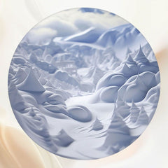 Red Crack Love Wall Circle Backdrop - Layoris