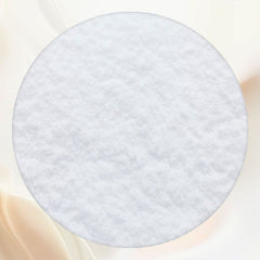 White Snow Fabric Circle Backdrop - Layoris